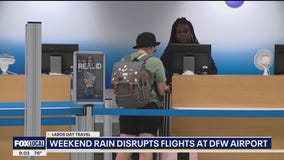 Weekend rain disrupts Labor Day travel