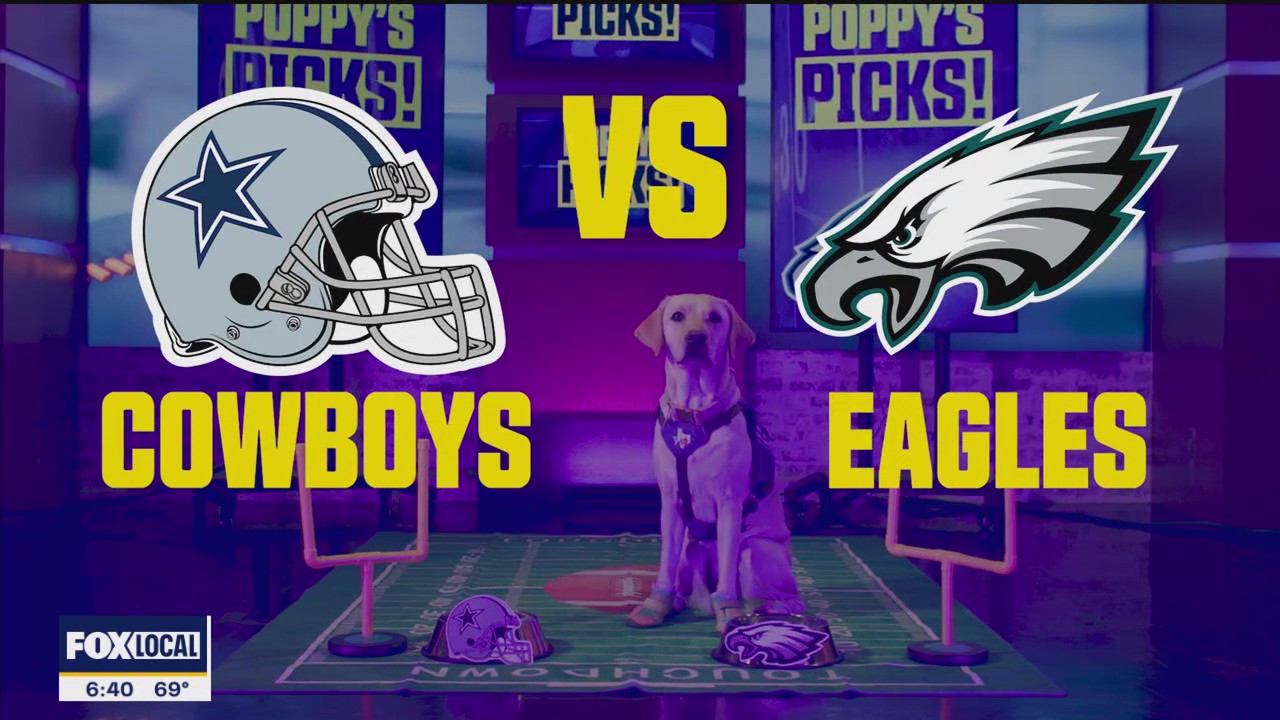 Poppy picks the winner of the Cowboys-Eagles game