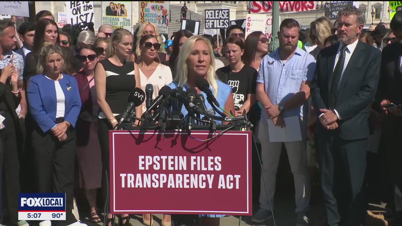Epstein accusers in D.C demand release of Epstein files