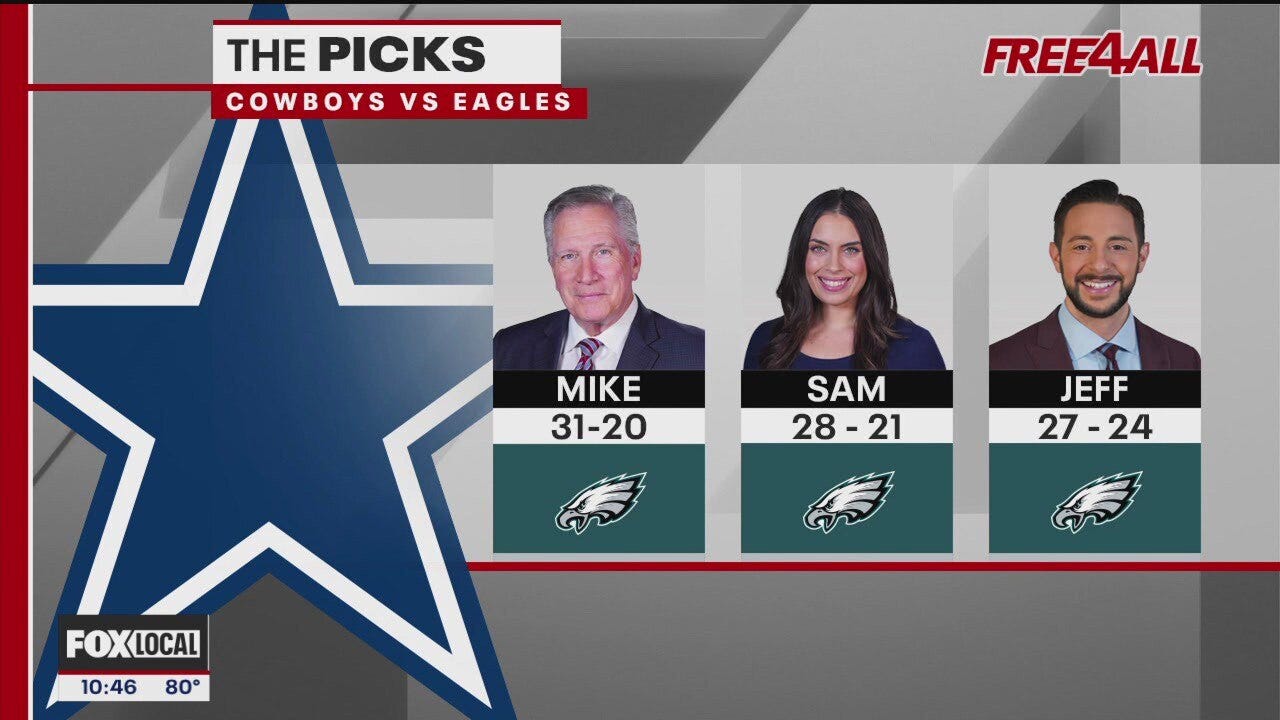 FOX 4 Sports score prediction for Cowboys vs Eagles