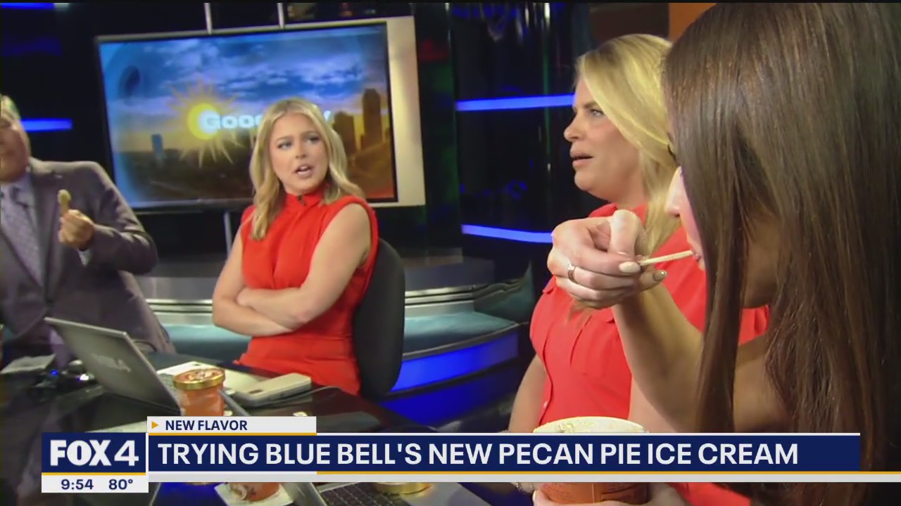 Good Day team tries Blue Bell's new pecan pie ice cream