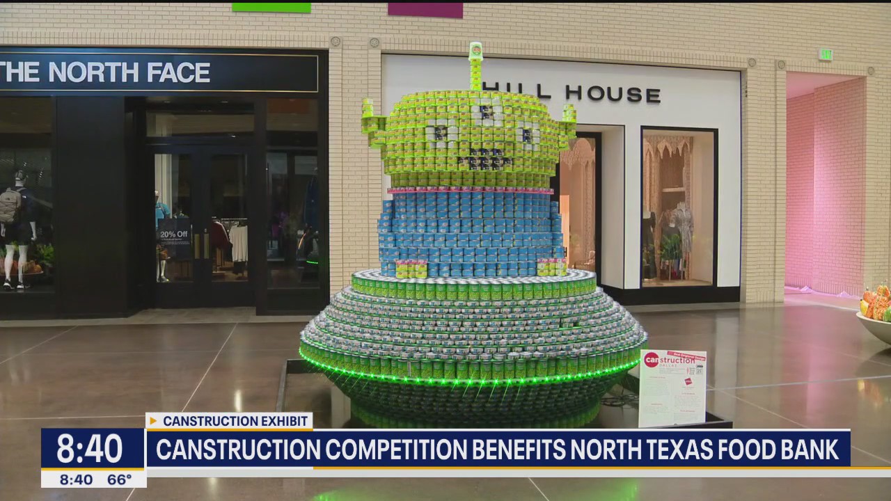 CANstruction competition benefits North Texas food bank