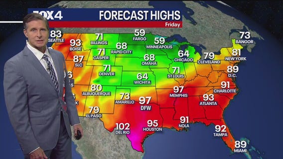 Dallas weather: September 4 overnight forecast