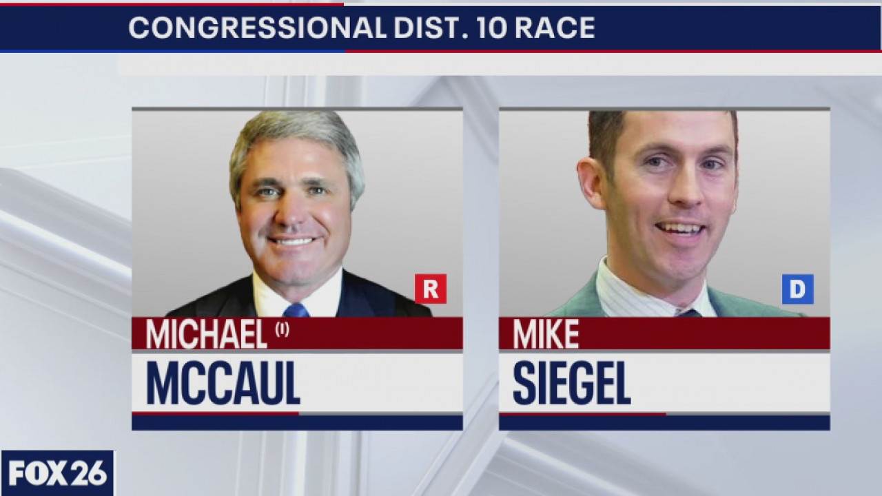 The candidates in CD 10 McCaul and Siegel