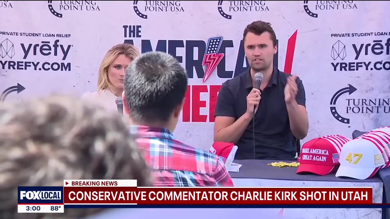 Charlie Kirk shot on Utah college campus