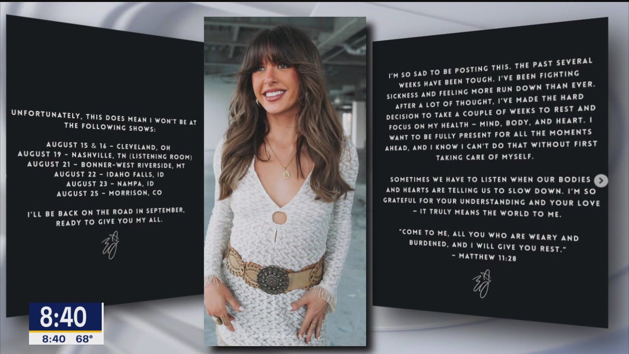 Ella Langley takes mental health break from tour