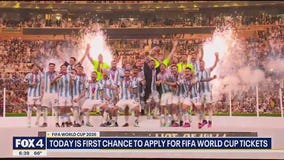 Today is 1st chance to apply for FIFA World Cup tickets