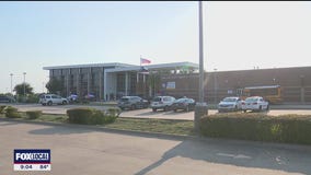 2 arrested after bullets hit Dallas middle school