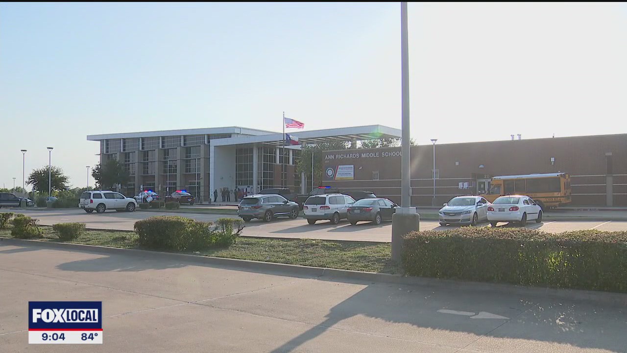 2 arrested after bullets hit Dallas middle school
