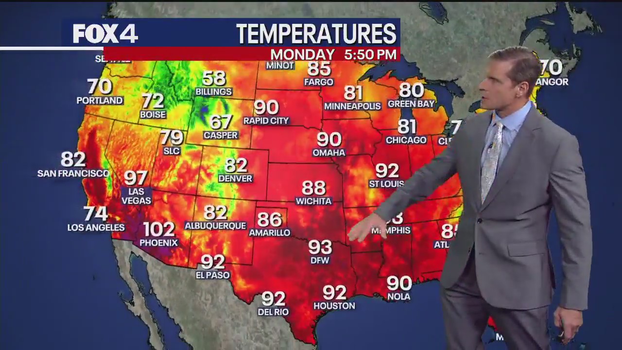 Dallas weather: Sept. 15 evening forecast