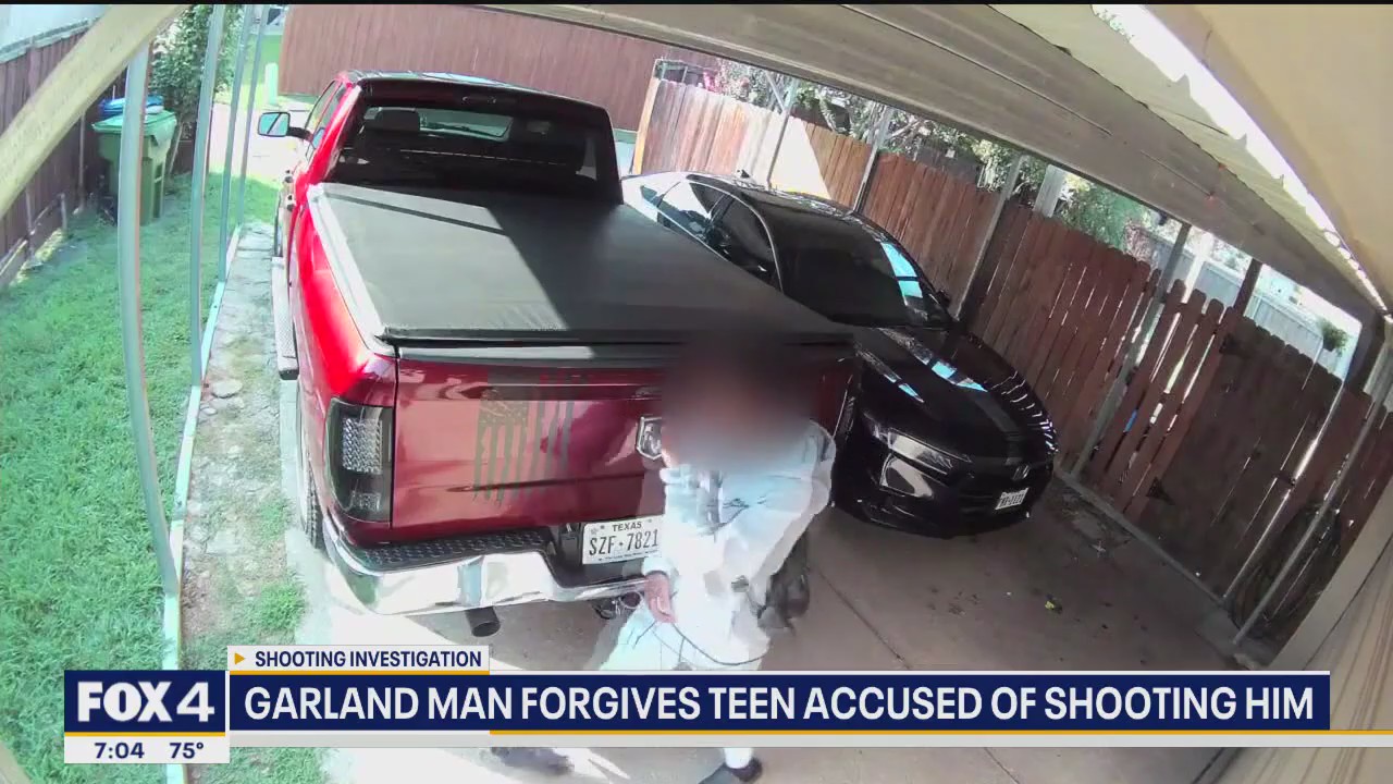 Garland man forgives teen accused of shooting him