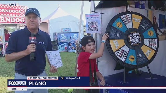 Visit the FOX 4 booth at the Plano Balloon Festival