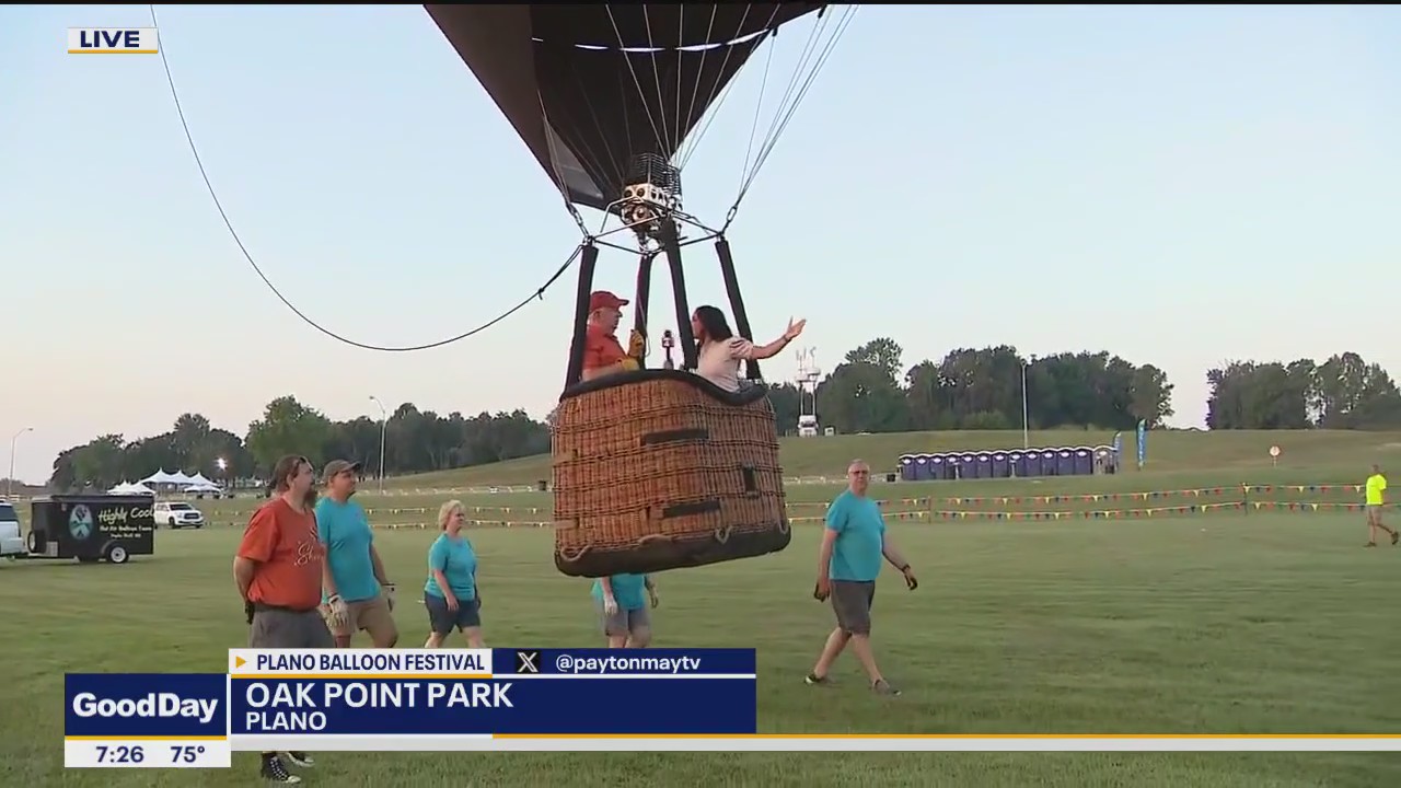 Plano Balloon Festival underway now!