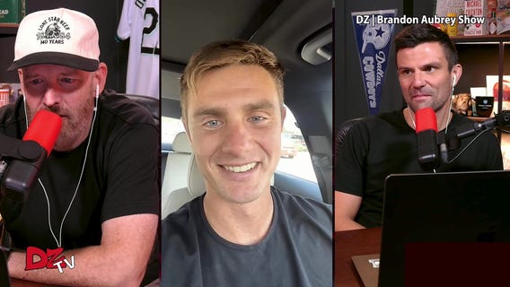 Brandon Aubrey on game-winning field goal | Dumb Zone