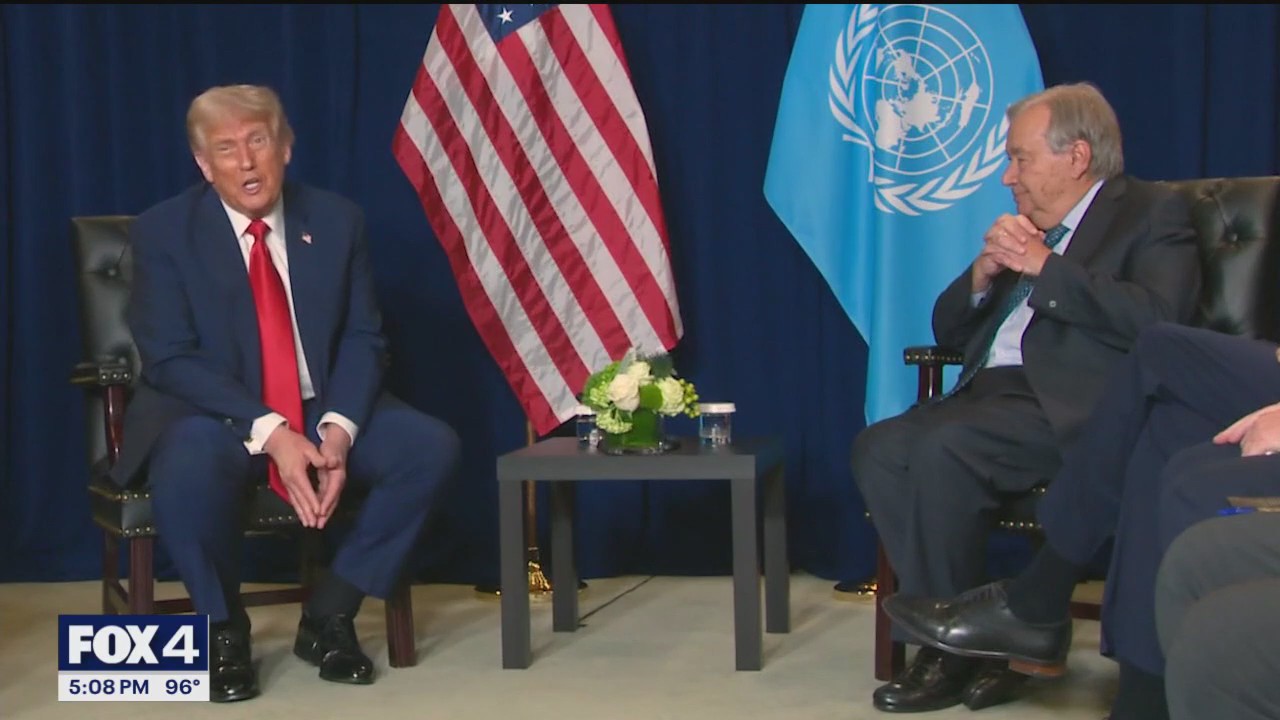 President Trump's message to world leaders at the UN