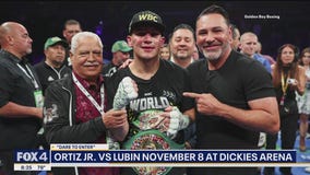 Boxing legend Oscar De La Hoya talks about fight in NTX
