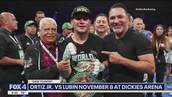 Boxing legend Oscar De La Hoya talks about fight in NTX