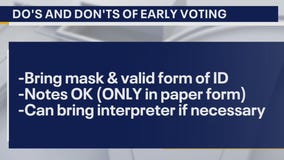 Early voting dos and don'ts