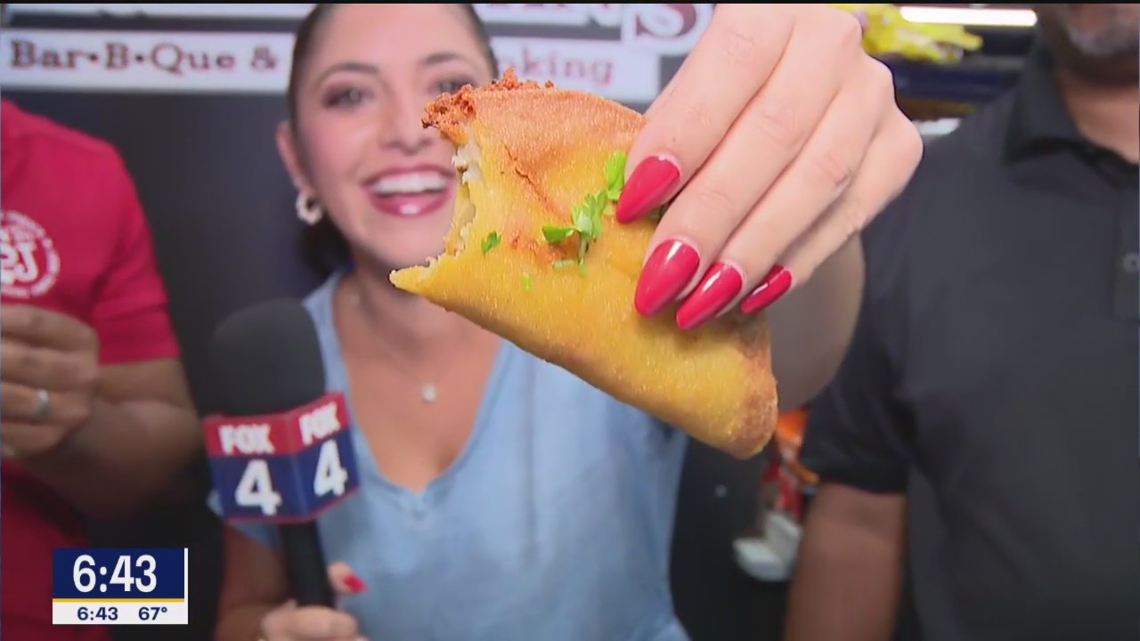 Payton tries deep-fried deli tacos at the state fair