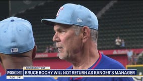 Bruce Bochy will not return as Ranger's manager