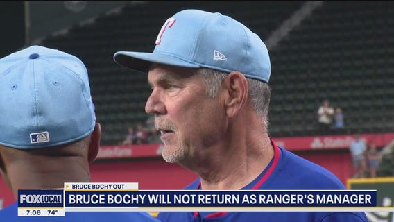 Bruce Bochy will not return as Ranger's manager