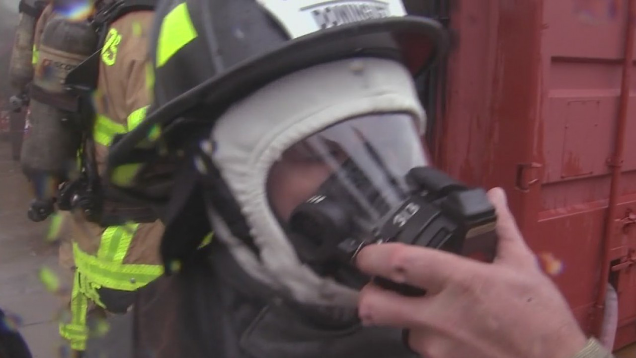 Coco jumps into the flames