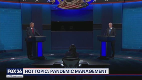 The Presidential debate managing the pandemic