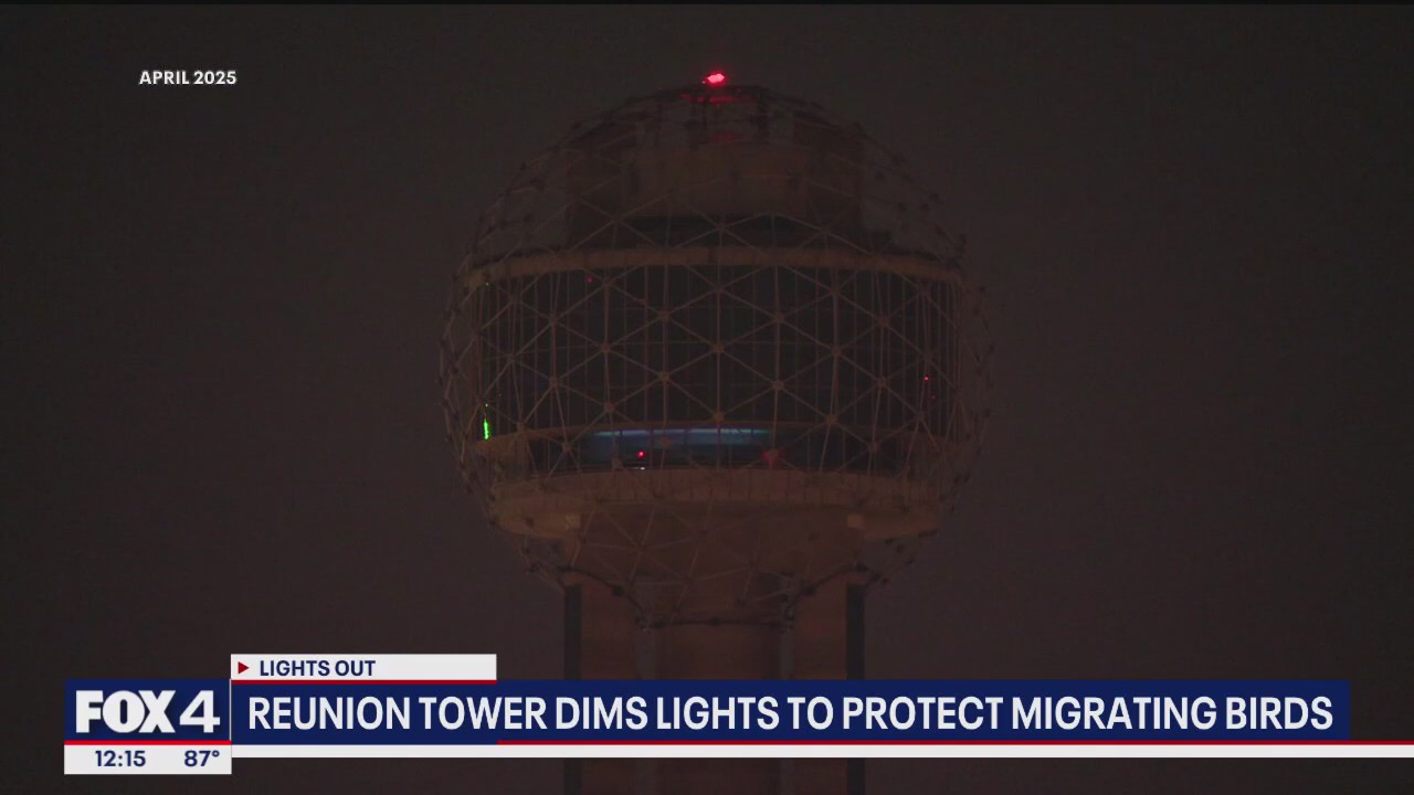 Reunion Tower goes dark during parts of October