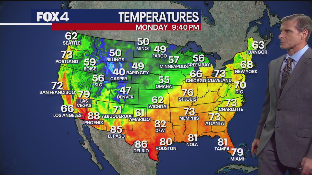 Dallas weather: October 6 overnight forecast