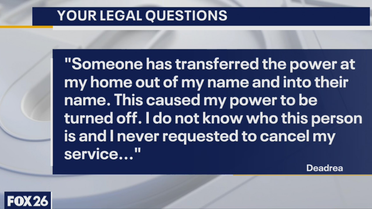 Your Legal Questions - Handwritten will; power turned off