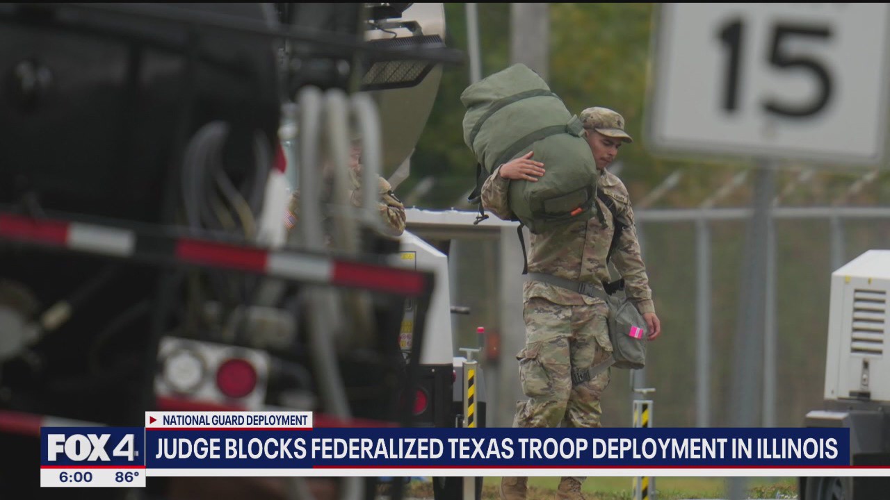 Judge blocks TX National Guard deployment to Illinois