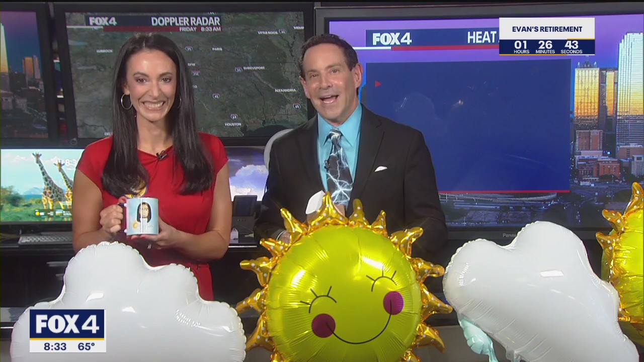 Evan Andrews hands the FOX 4 weather reigns to Ali Turiano