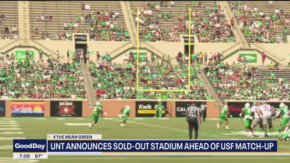 UNT's stadium sells out for 1st time in history