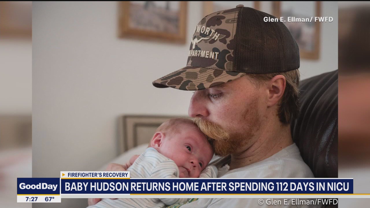 Baby returns home after spending 112 days in NICU