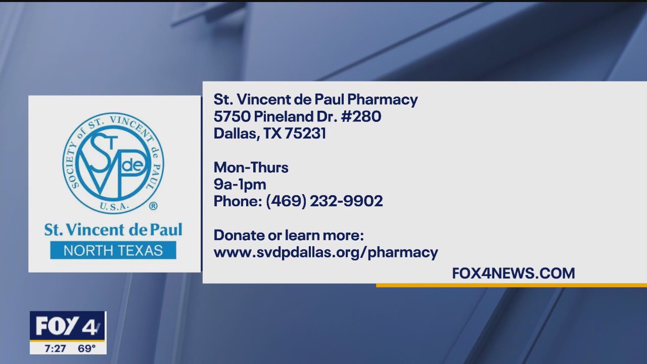 St. vincent de paul north texas talks major milestone with charitable pharmacy
