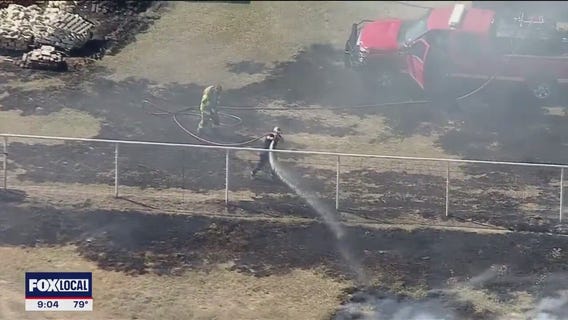 Crews extinguish grassfires in Ellis, Kaufman counties