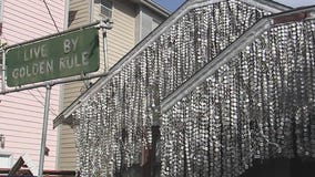 Checking out the Beer Can House