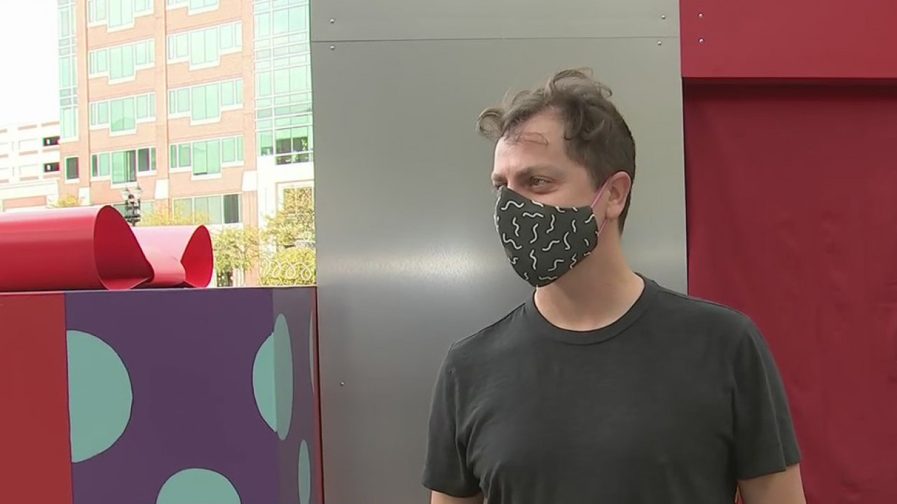 Interactive, 3D Santa at Sugar Land Town Square