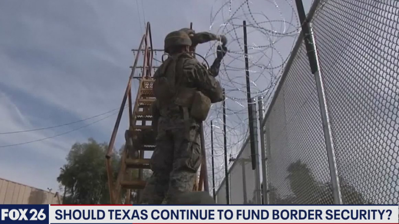 Continuing to fund border security with state funds