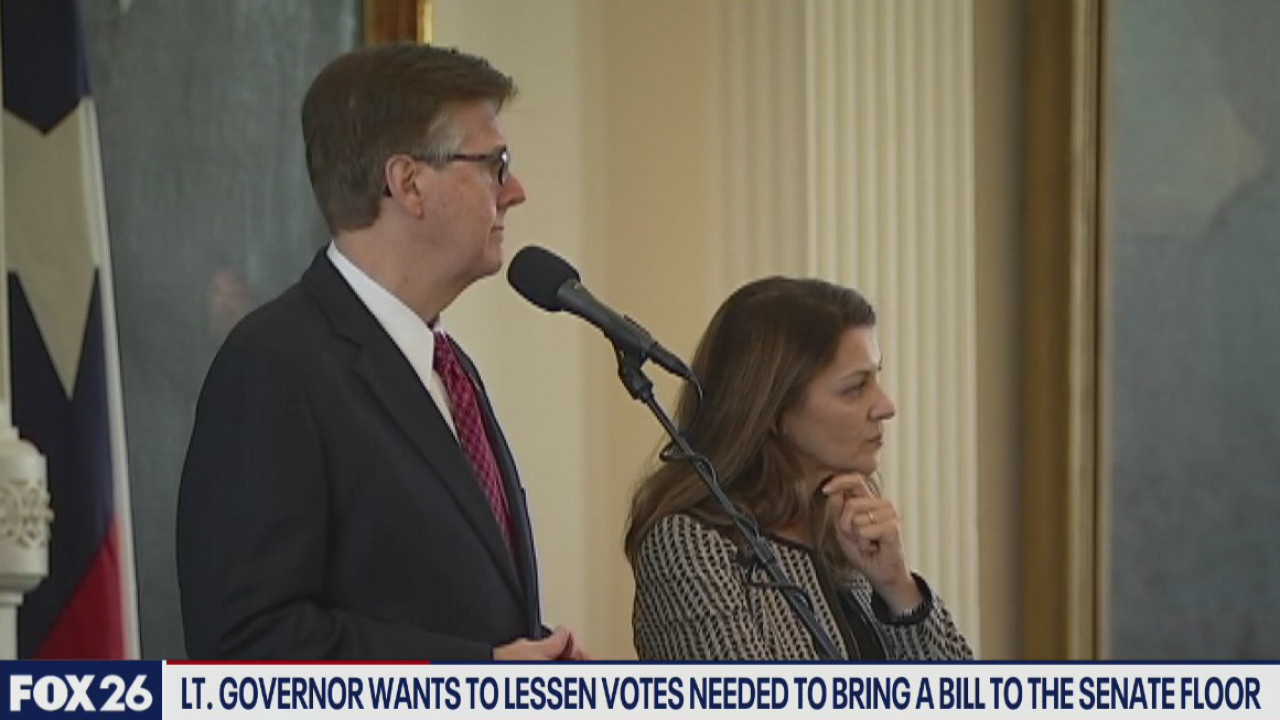 Lt. Governor Dan Patrick wants to change Texas Senate rules