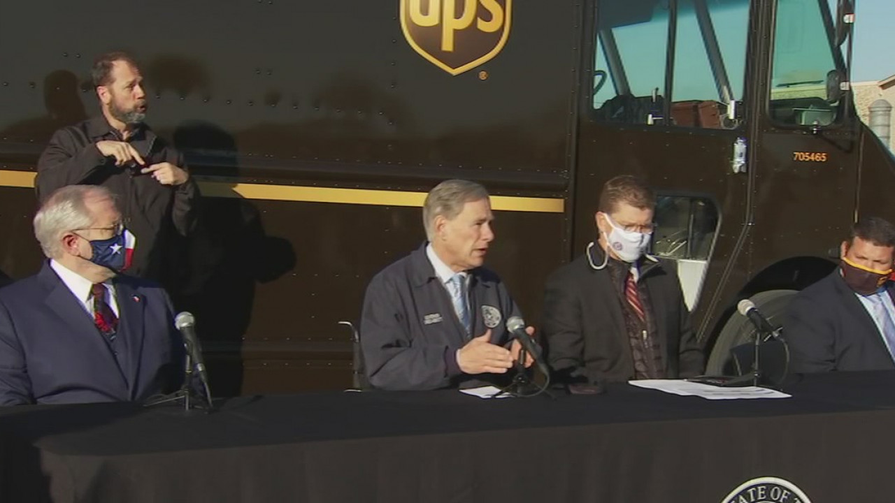 Abbott: 1M Texans will be vaccinated by end of year