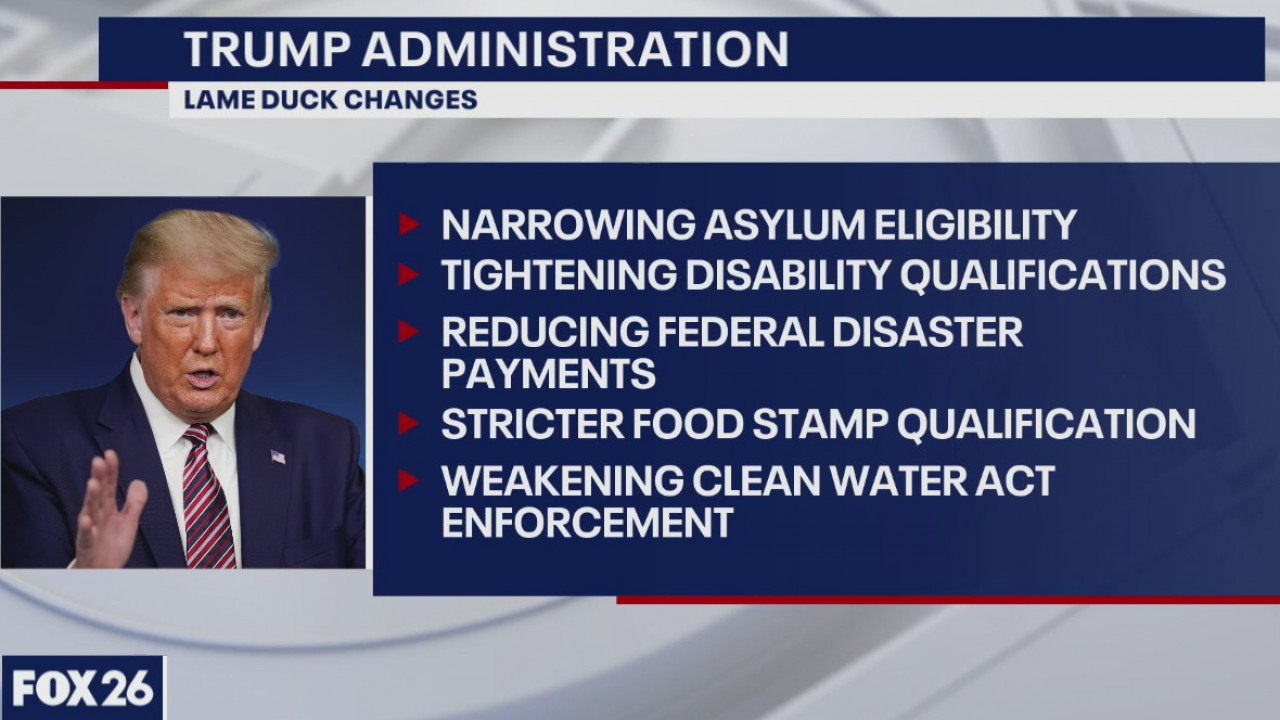 Trump administration pushes rule changes