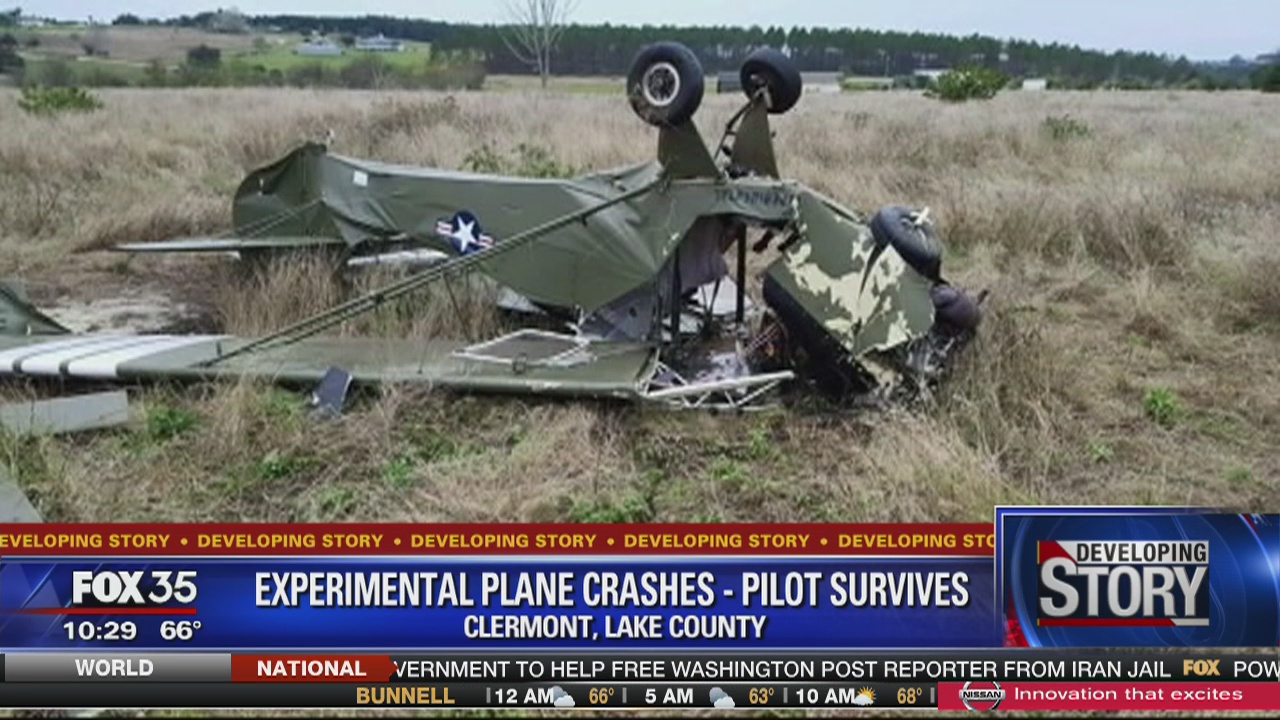 1 injured after plane crash in Clermont | FOX 35 Orlando