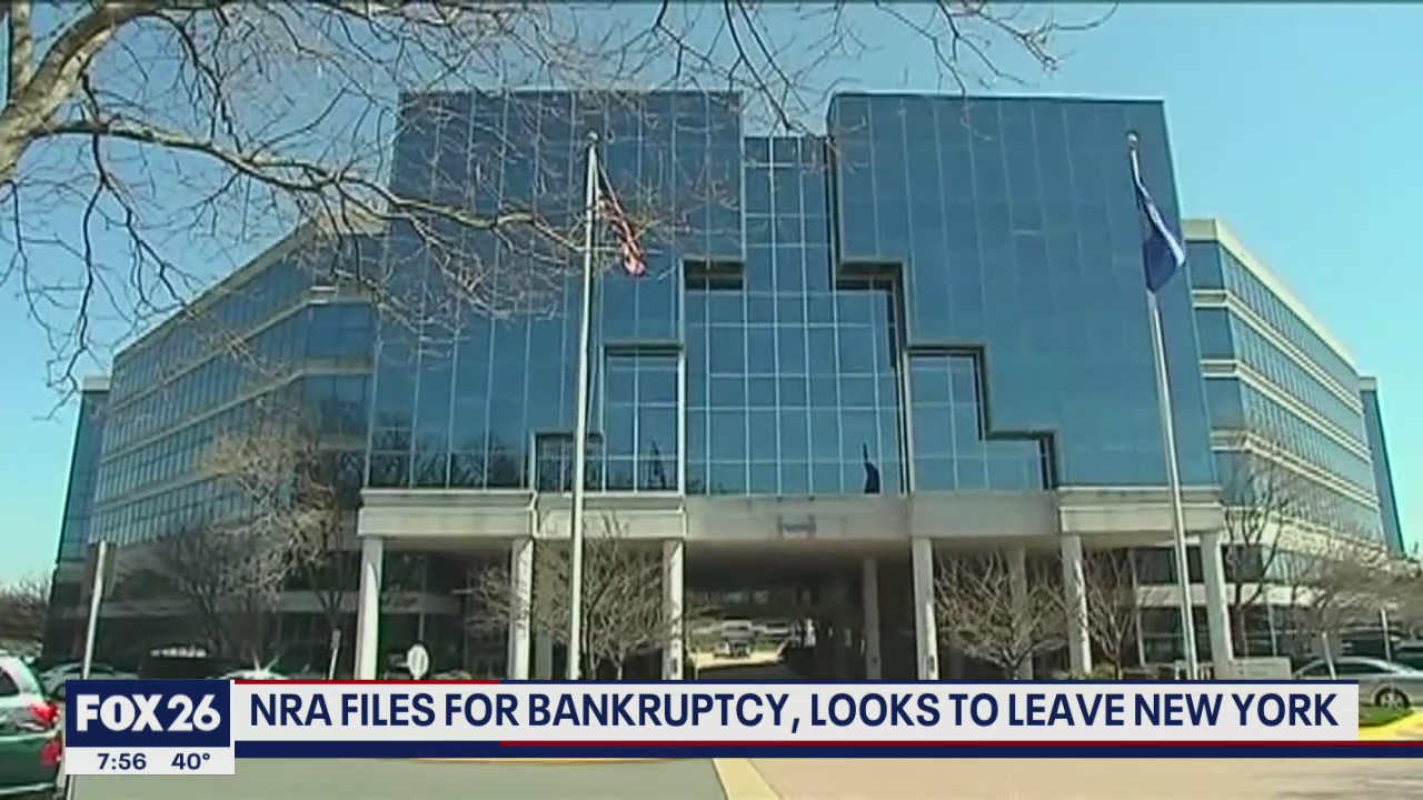 NRA bankruptcy and plans to move to Texas