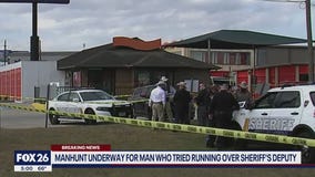 Manhunt underway for man who tried to run over deputy in Montgomery Co.