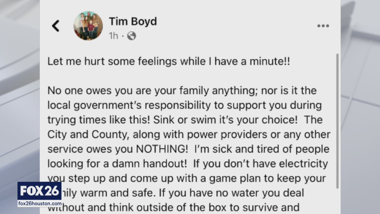 Former Mayor  of Colorado City Facebook rant