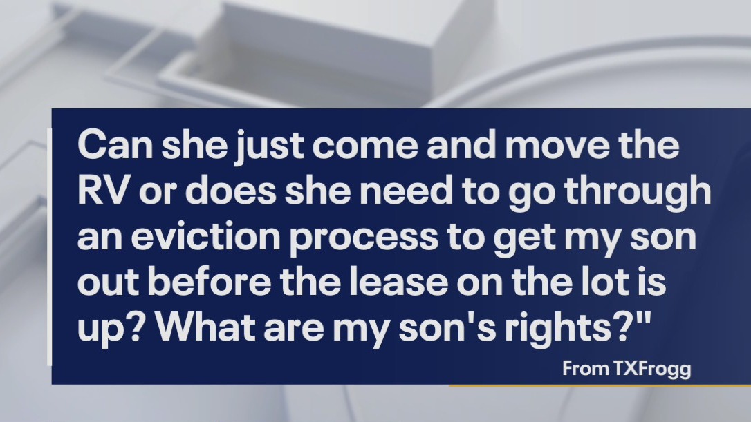 Your Legal Questions: Car title, RV lease, tickets