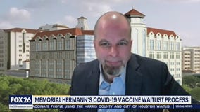 Memorial Hermann's COVID-19 vaccine waitlist process