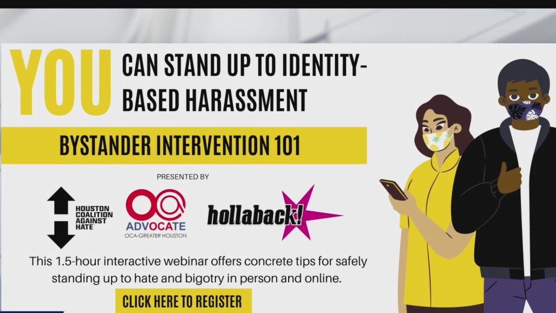 Bystander intervention during acts of hate, abuse