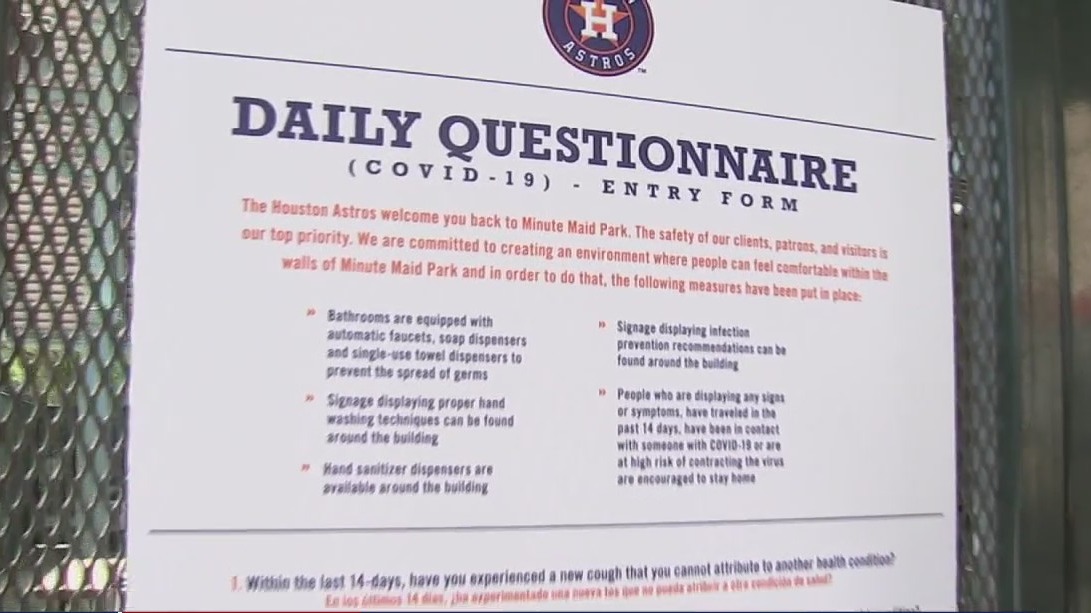 Fans file into Minute Maid Park for Astros home opener